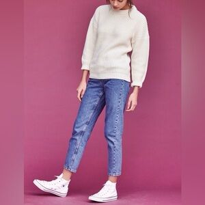 Callahan Cream Shaker Boyfriend Sweater